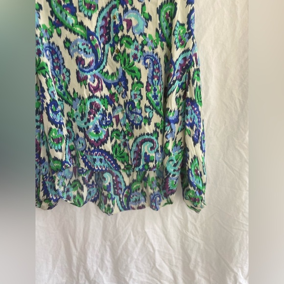 Zara Paisley Tops Boho Size XL - Picture 9 of 13